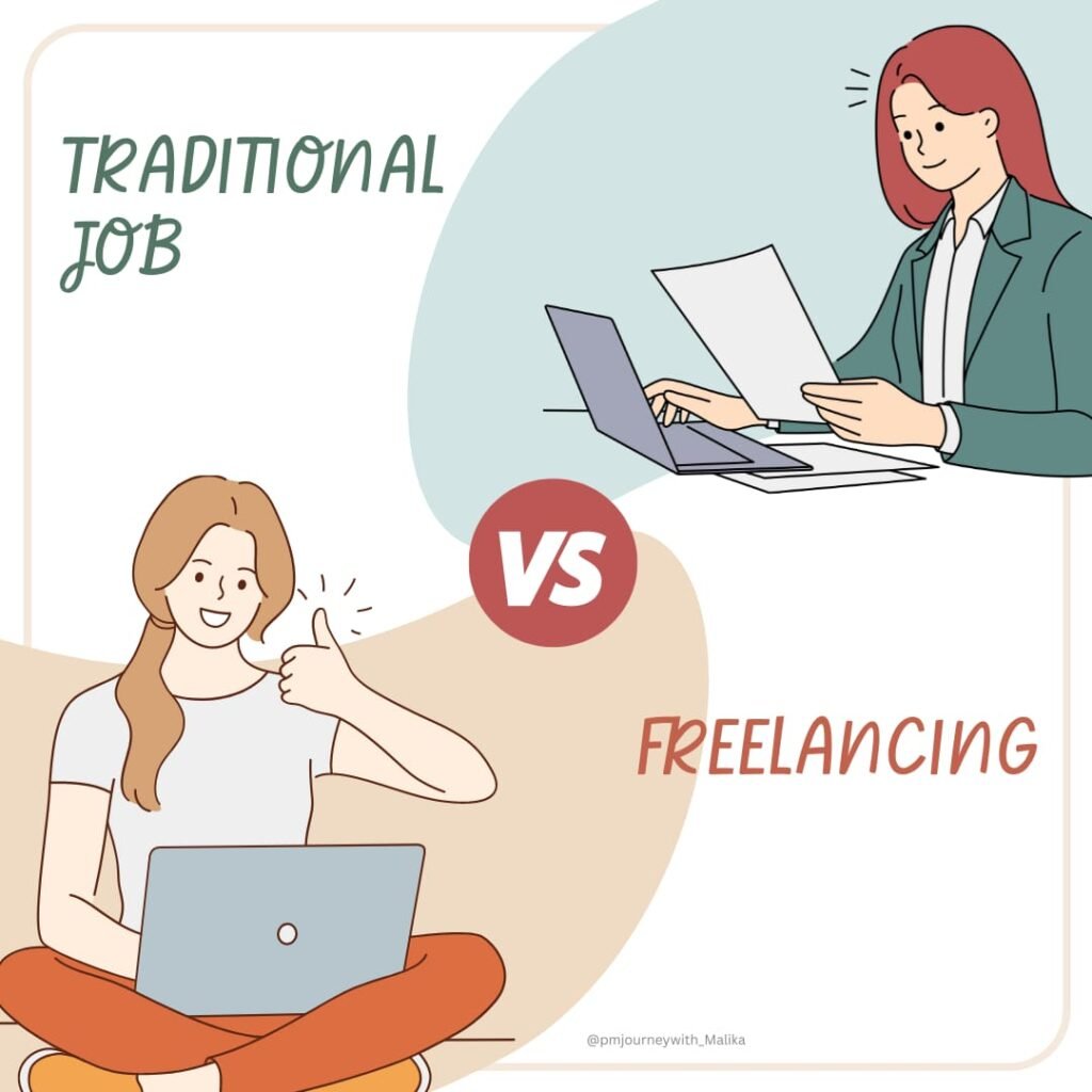 job vs freelancing