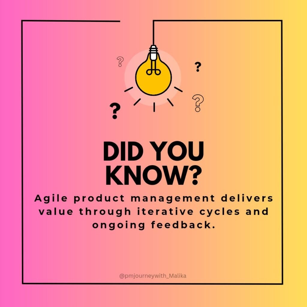 Agile product fact